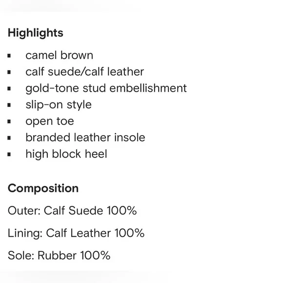 Cult Gaia Joplin square toe studded platform sandals size 36.5, - Picture 13 of 14